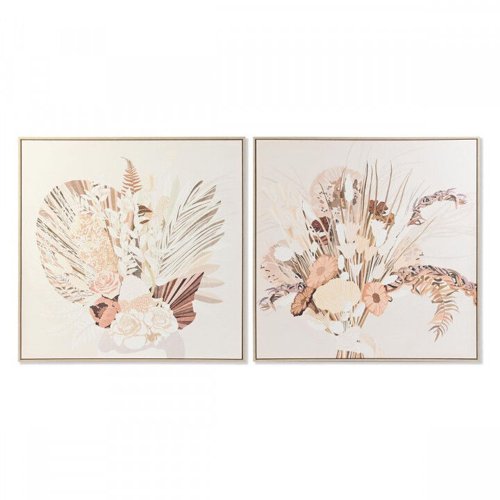 Canvas DKD Home Decor polystyrene Canvas 100 x 4 x 100 cm