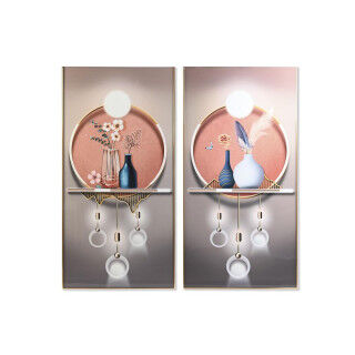 Quadro DKD Home Decor Alluminio Legno MDF 80 x 3 x 160 cm