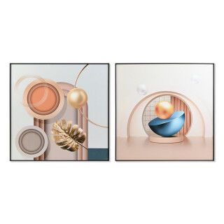 Bild DKD Home Decor Aluminium Holz MDF 80 x 3 x 80 cm