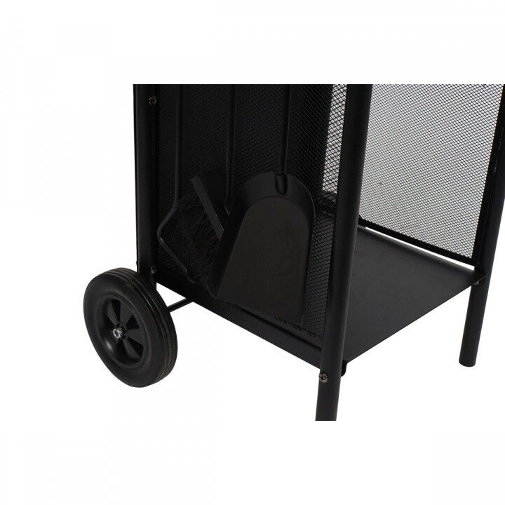 Houtblok standaard DKD Home Decor Staal Plastic (42 x 36 x 81 cm)