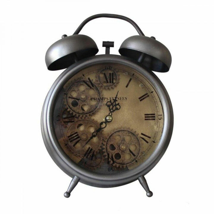 Orologio da Tavolo DKD Home Decor Argentato