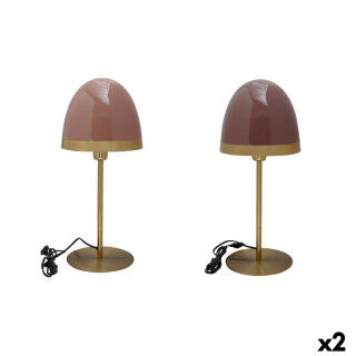 Bureaulamp DKD Home Decor Metaal Modern (23 x 23 x 55 cm) (2 Stuks)