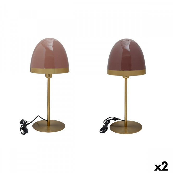 Lampe de bureau DKD Home Decor Métal Moderne (23 x 23 x 55 cm) (2 Unités)