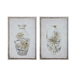 Toile DKD Home Decor Toile Bois MDF 50 x 1,8 x 70 cm
