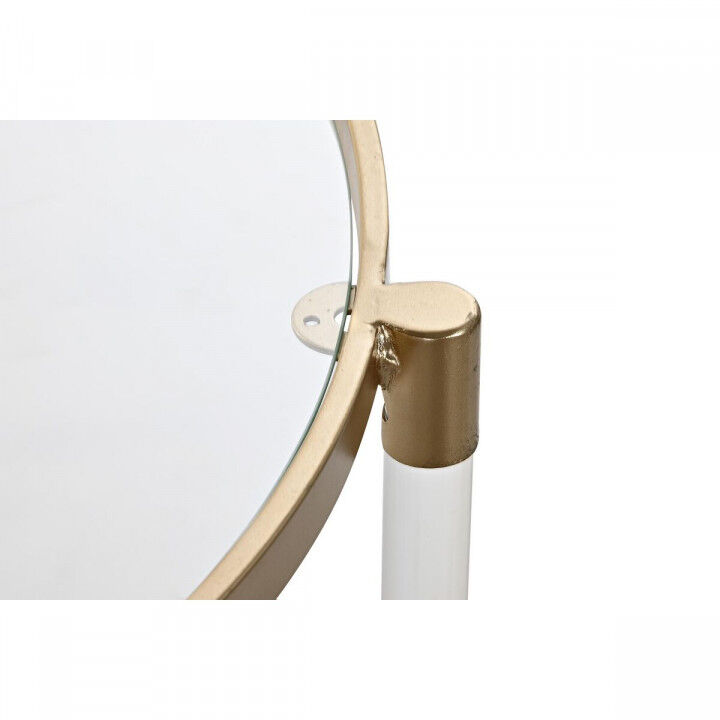 Tavolino da Caffè DKD Home Decor Glamour Trasparente Dorato Acrilico Metallo 87 x 87 x 50 cm