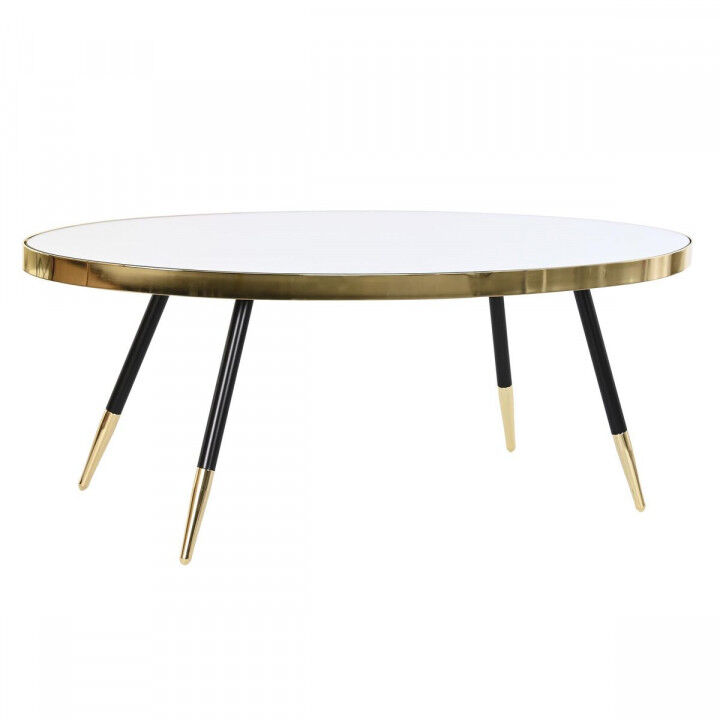 Tischdekoration DKD Home Decor 110 x 50 x 41,5 cm Spiegel Schwarz Gold Stahl Aluminium