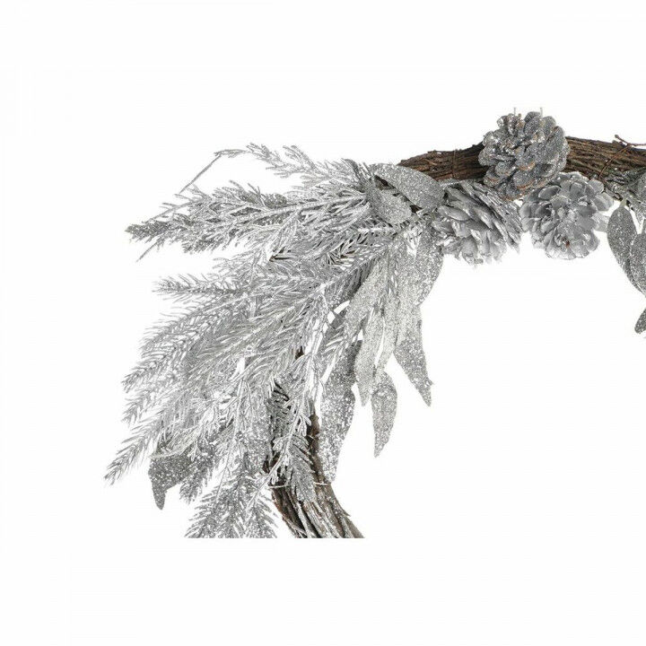 Advent wreathe DKD Home Decor Metal Polyester (50 x 6 x 40 cm) (2 Units)