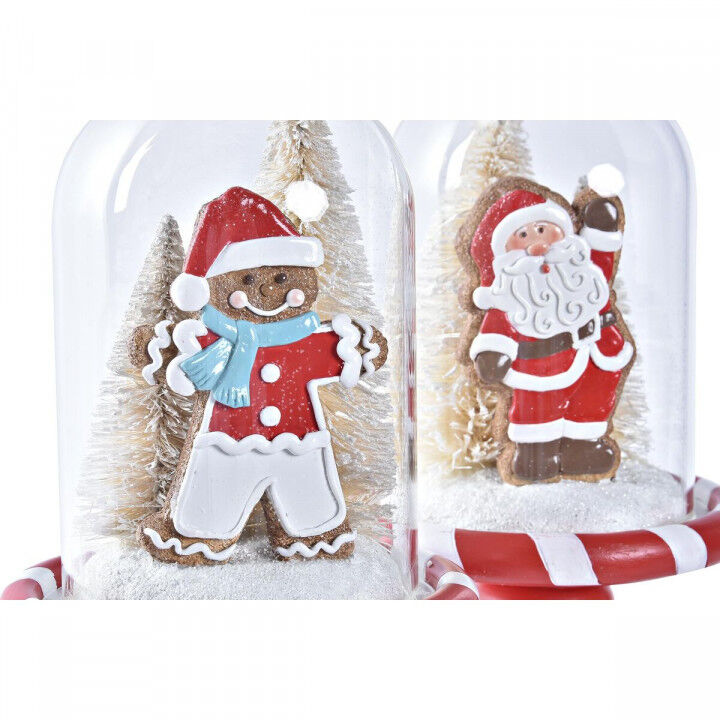Kerstversiering DKD Home Decor Hars (13,5 x 13,5 x 23,5 cm) (2 Stuks)