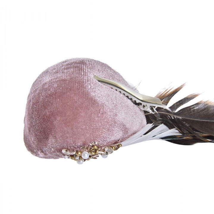 Christmas bauble DKD Home Decor Polyester Bird (25 x 8 x 8 cm) (2 Units)