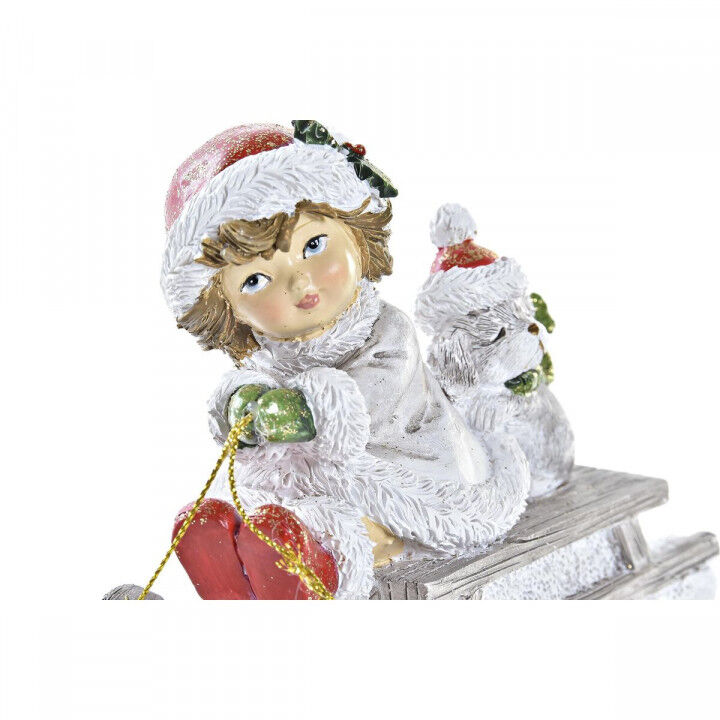 Adorno Navideño DKD Home Decor Resina (13 x 6 x 10,5 cm) (2 Unidades)