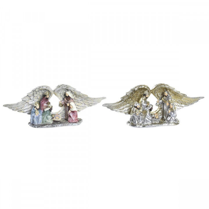 Décorations de Noël DKD Home Decor Résine (27,5 x 7 x 10,5 cm) (2 Unités)