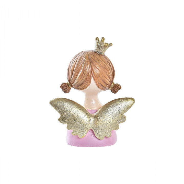 Adorno Navideño DKD Home Decor Resina Ángel (9 x 5 x 12 cm) (2 Unidades)