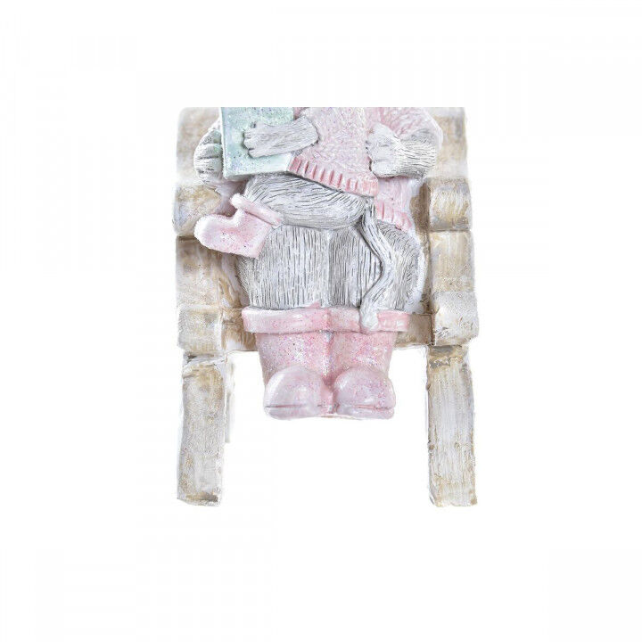 Décorations de Noël DKD Home Decor Souris Résine (8 x 5,5 x 10 cm)