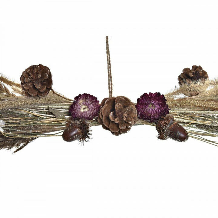 Adorno Navideño DKD Home Decor Flor (60 x 15 x 8 cm) (2 Unidades)