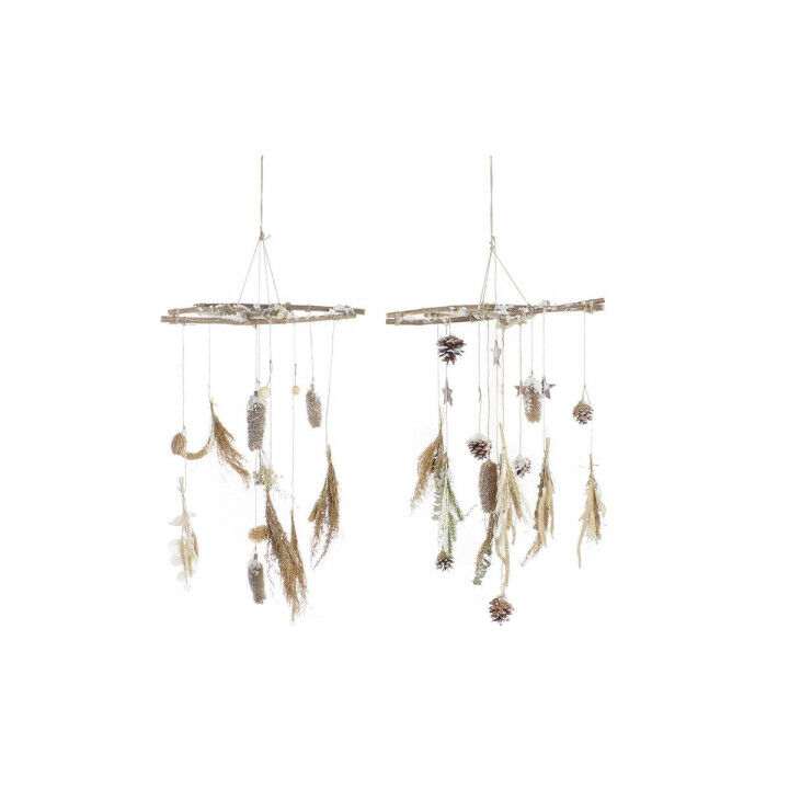 Weihnachtsschmuck DKD Home Decor Holz (2 Stück) (41 x 41 x 40 cm)