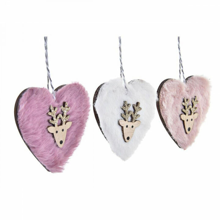 Kerst Decoratie Set DKD Home Decor Polyester (22 x 8 x 1 cm) (3 Stuks)