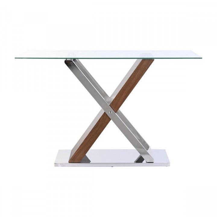 Meuble d'Entrée DKD Home Decor Transparent Argenté Brun foncé 120 x 40 x 75 cm