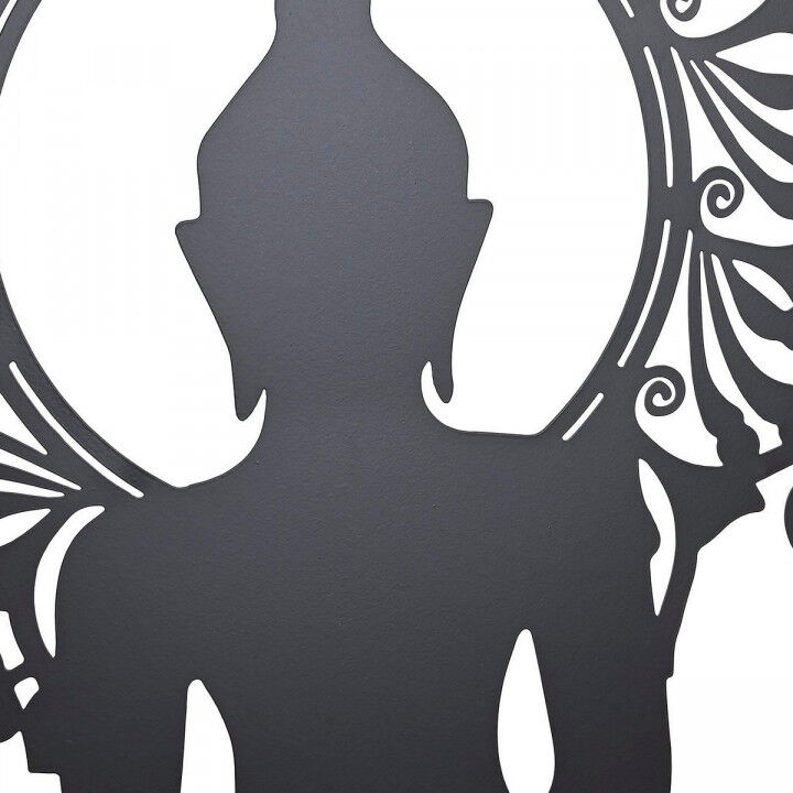 Decorazione da Parete DKD Home Decor Metallo Buddha (2 Unità) (60 x 1 x 60 cm)