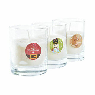 Candela DKD Home Decor Natale Babbo Natale Schiaccianoci (8 x 8 x 9 cm) (3 Unità)