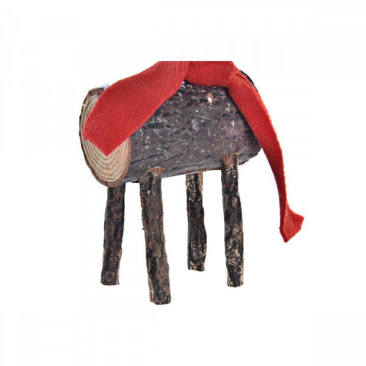 Figura Decorativa DKD Home Decor Navidad Purpurina Reno Abedul (10 x 9 x 23 cm) (2 Unidades)