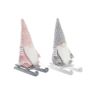 Deko-Figur DKD Home Decor Weihnachten Zwerg Polyester (15 x 25 x 35 cm) (2 Stück)