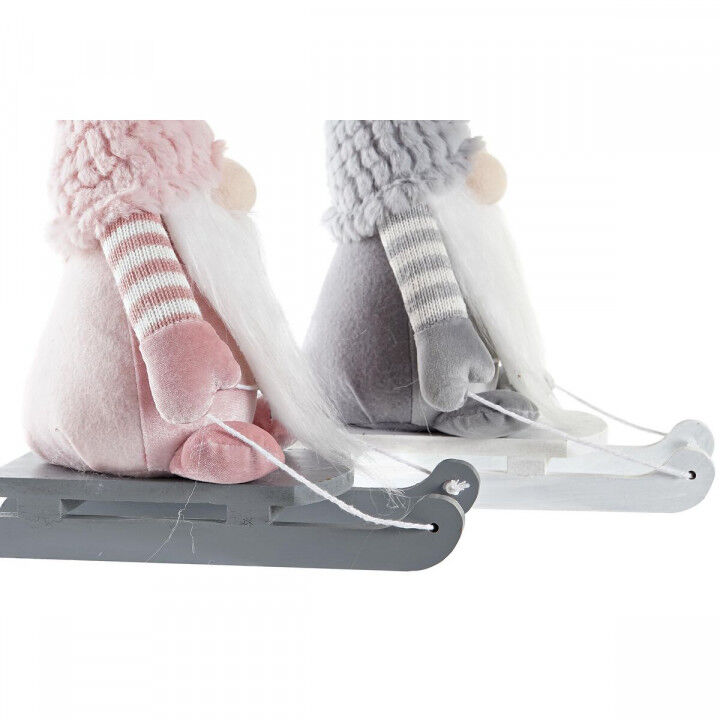 Deko-Figur DKD Home Decor Weihnachten Zwerg Polyester (15 x 25 x 35 cm) (2 Stück)