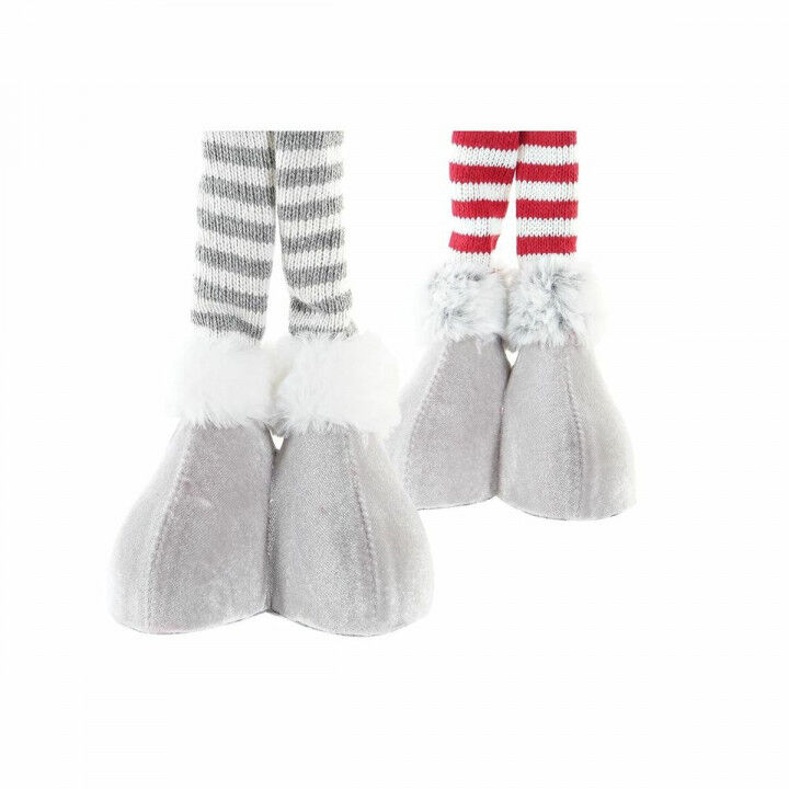 Decoratieve figuren DKD Home Decor Kerstmis Pop Polyester (17 x 9 x 79 cm) (2 Stuks)