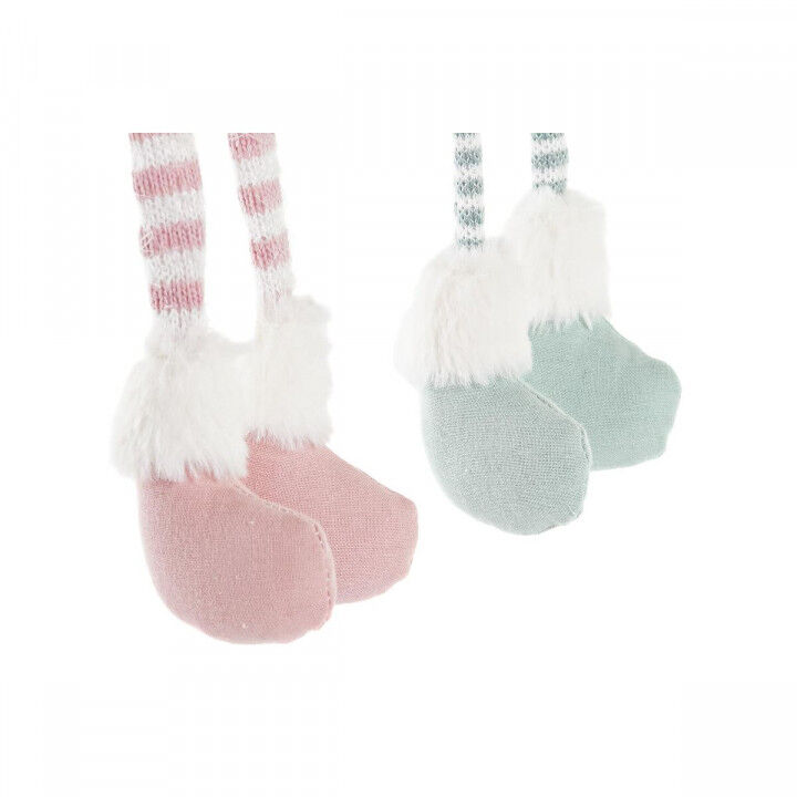 Statua Decorativa DKD Home Decor Natale Fata Poliestere Angelo (15 x 10 x 53 cm) (2 Unità)