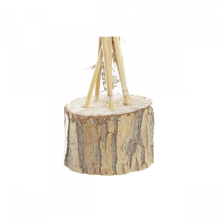 Plante décorative DKD Home Decor PVC Plumes Naturel 35 x 25 x 55 cm (2 Unités)