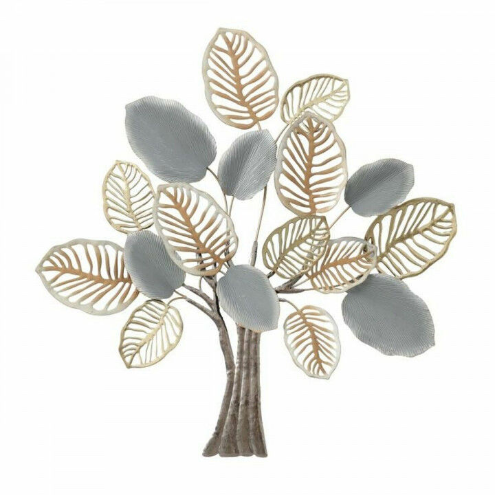 Decoración de Pared DKD Home Decor Árbol Metal Multicolor Moderno (96 x 7,6 x 100 cm)