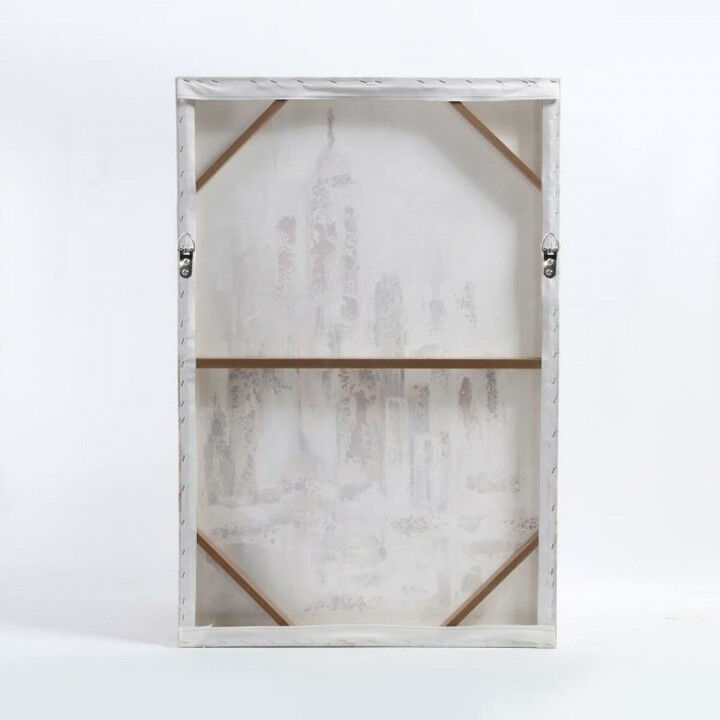 Canvas DKD Home Decor Canvas Hout MDF 90 x 3 x 60 cm 60 x 3 x 90 cm