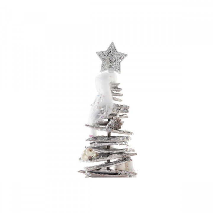 Sapin de Noël DKD Home Decor Naturel Bouleau Enneigé 34 x 34 x 102 cm