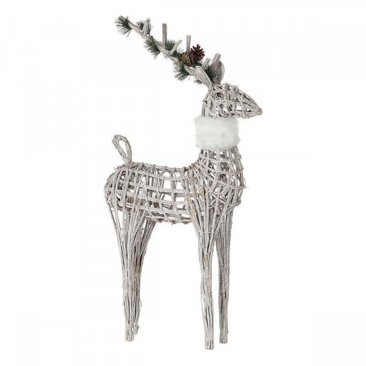 Décorations de Noël DKD Home Decor Blanc 53 x 19 x 90 cm Lumière LED