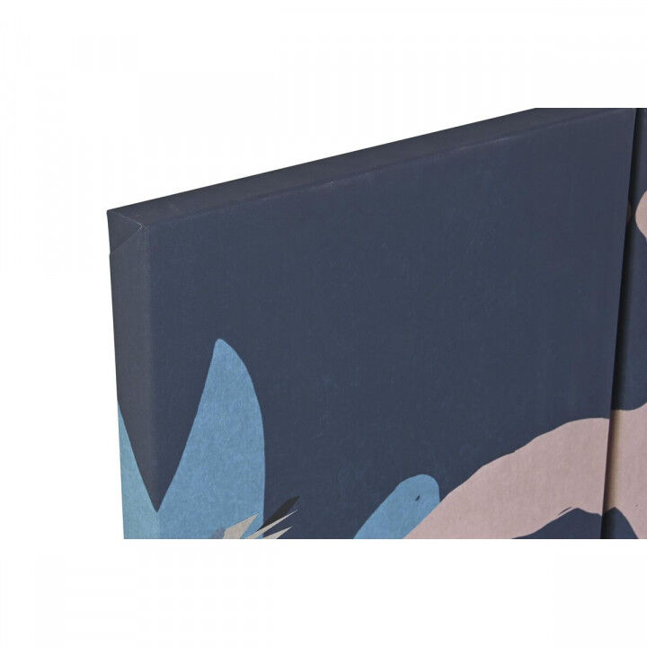 Canvas DKD Home Decor Canvas Hout MDF 140 x 3,8 x 100 cm (3 Onderdelen)