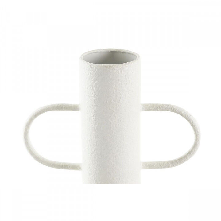 Vaso DKD Home Decor Bianco Naturale Metallo 20 x 16 x 40 cm