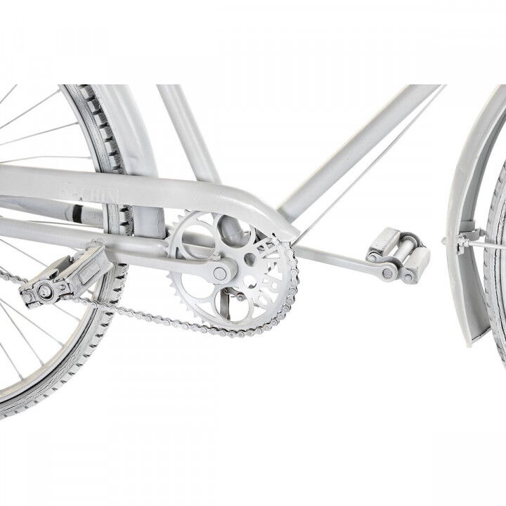 Consola DKD Home Decor Blanco Marrón Hierro Madera de mango 195 x 40 x 91 cm