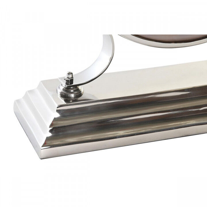 Reloj de Mesa DKD Home Decor Plateado Natural Tradicional