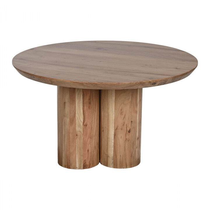 Tavolino da Caffè Home ESPRIT Marrone Naturale Legno di acacia 80 x 80 x 45 cm