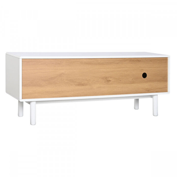 Tv-meubel Home ESPRIT Wit Natuurlijk Polypropyleen Hout MDF 140 x 40 x 55 cm