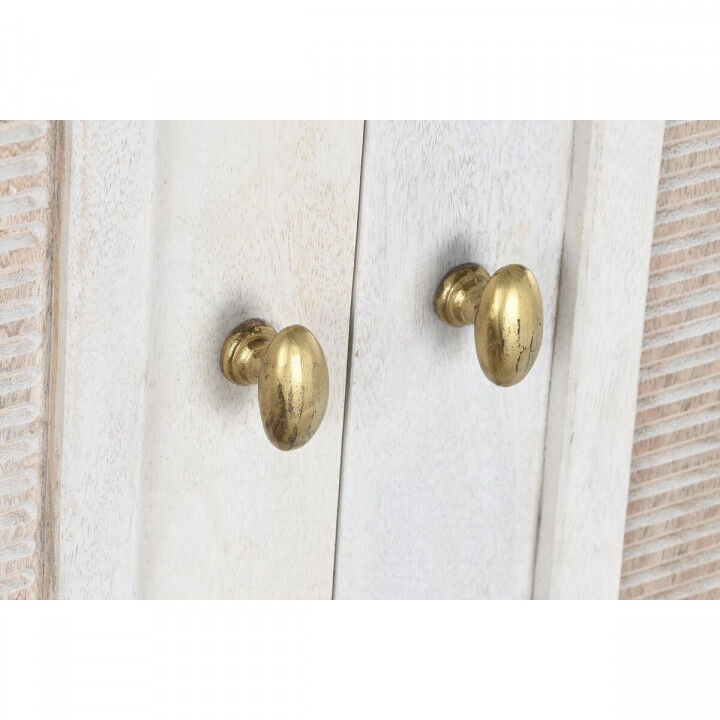 Aparador DKD Home Decor Blanco Metal Hierro Madera de mango 92 x 40 x 113 cm