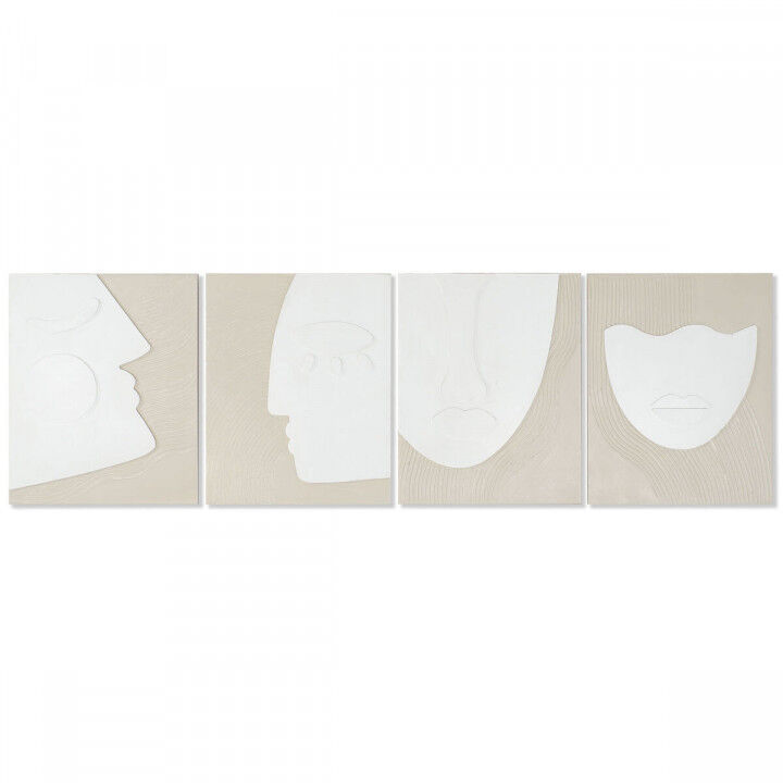 Lienzo Home ESPRIT Yeso Lienzo 40 x 3 x 50 cm