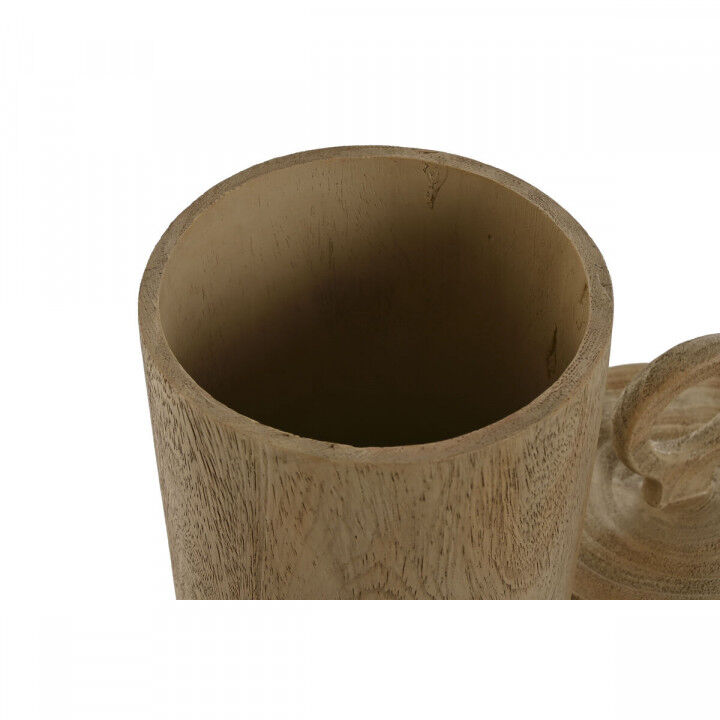 Scatola-Portagioie Home ESPRIT Marrone Resina 14 x 14 x 28 cm