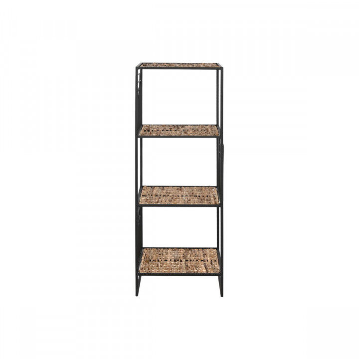 Étagère Home ESPRIT Noir Métal Fibre 35 x 35 x 98 cm