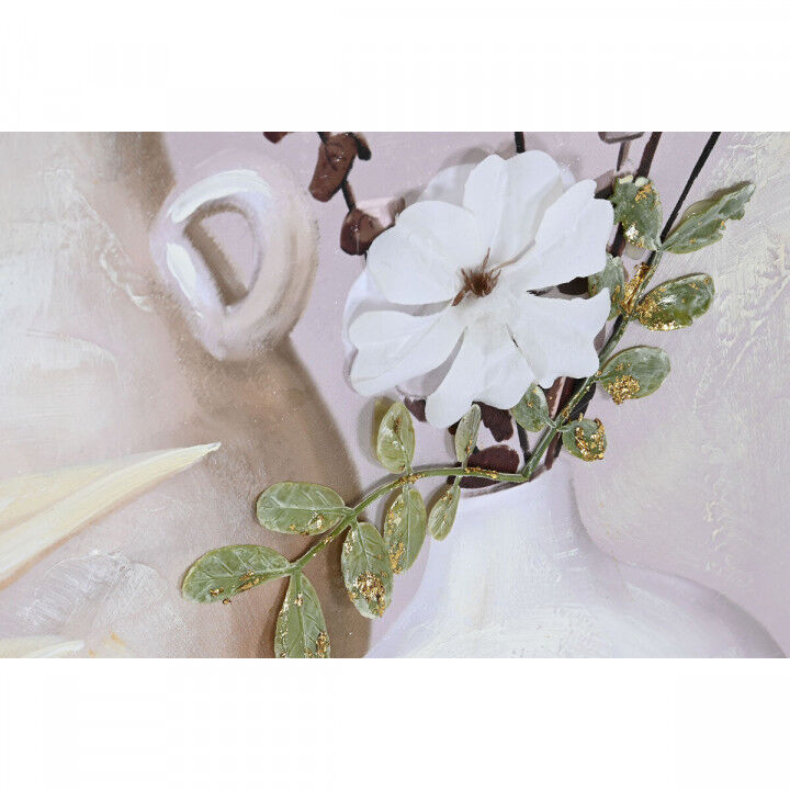 Canvas Home ESPRIT Canvas MDF Wood 62 x 4 x 92 cm