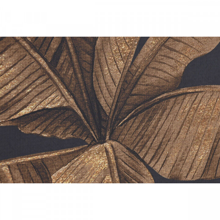 Canvas Home ESPRIT Black Green Golden Palms Tropical 103 x 4,5 x 143 cm (2 Units)
