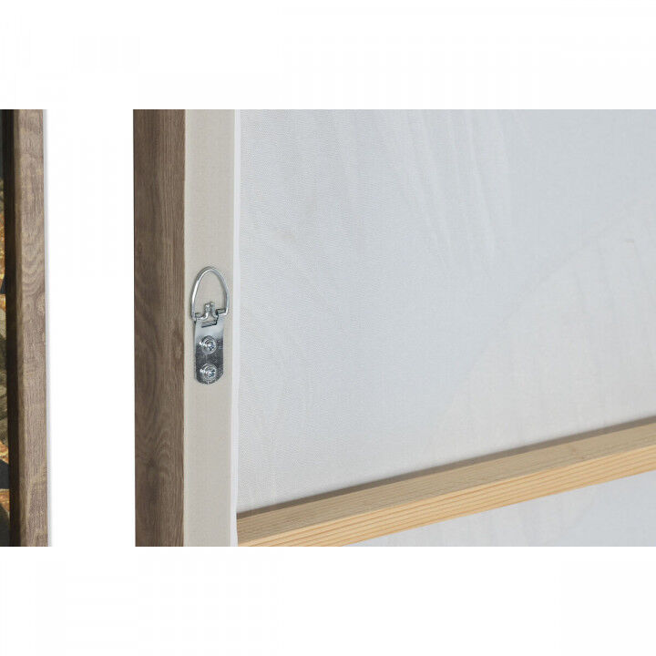 Canvas Home ESPRIT Zwart Groen Gouden Palmen Tropisch 103 x 4,5 x 143 cm (2 Stuks)