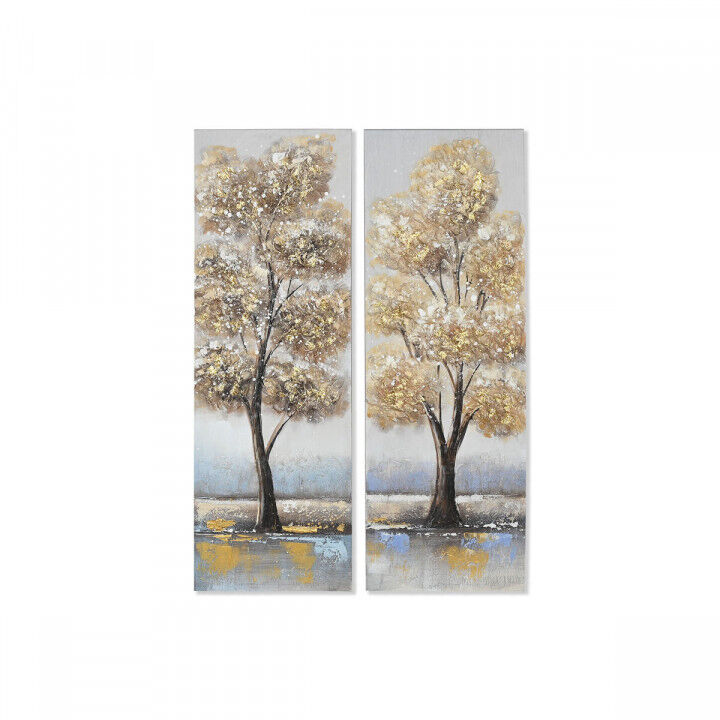 Canvas Home ESPRIT Canvas Hout MDF 30 x 3 x 90 cm