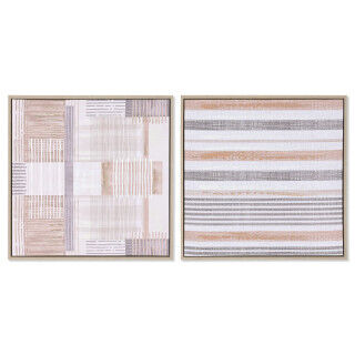 Tela Home ESPRIT polistirene Tela 52,5 x 2,8 x 52,5 cm