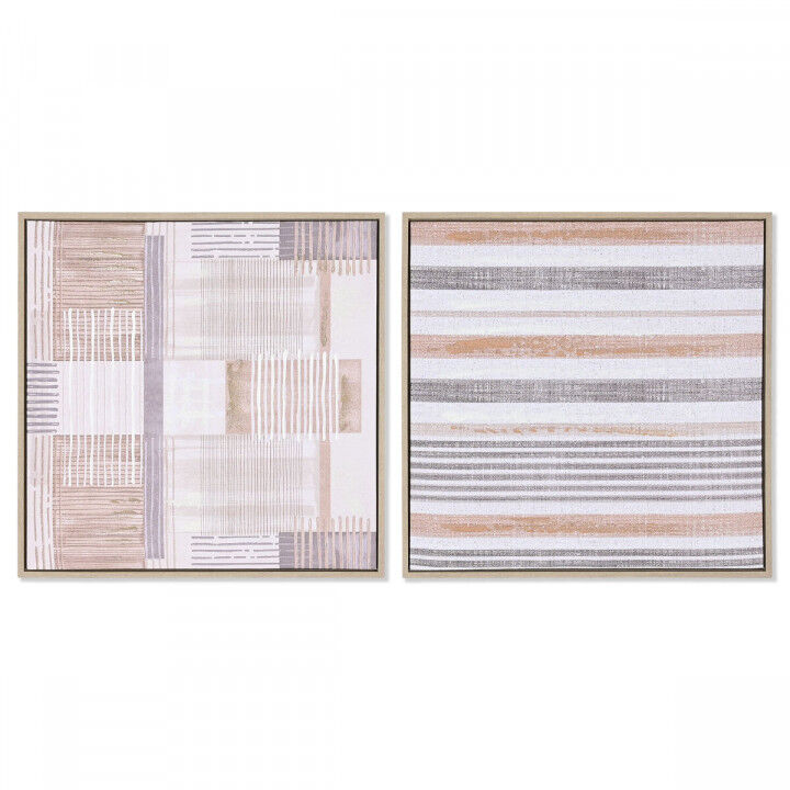 Lienzo Home ESPRIT Poliestireno Lienzo 52,5 x 2,8 x 52,5 cm