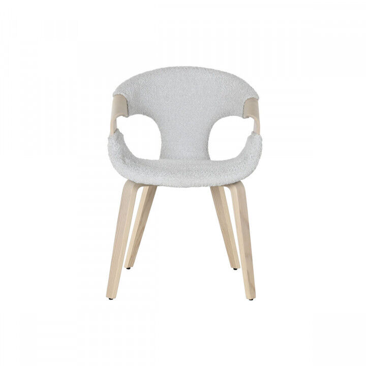 Esszimmerstuhl Home ESPRIT Grau Polyester Holz 55,5 x 67,5 x 80,5 cm